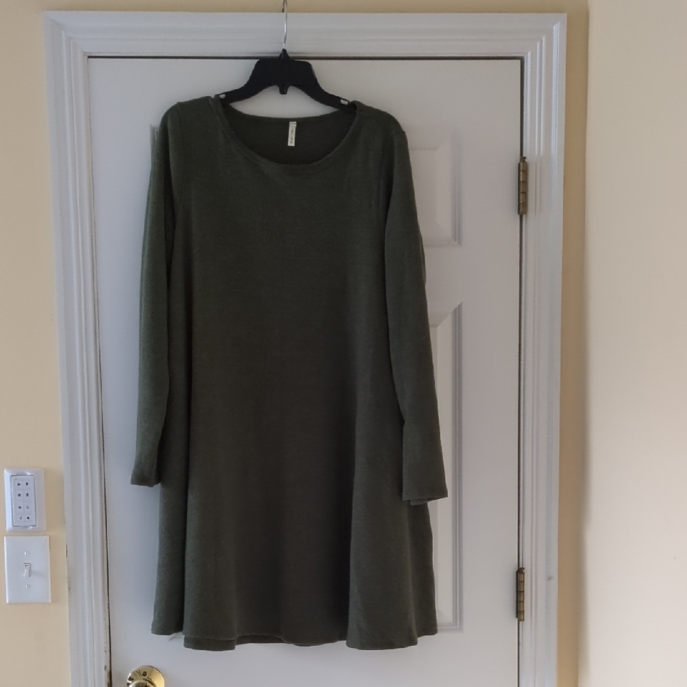 🎉 3 for $10 item: Olive Green Dress
